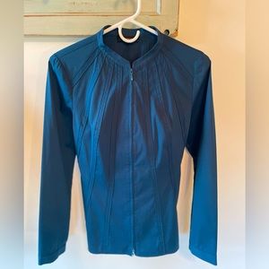 Lafayette 148 Tunic Style Turquoise Top Flattering Silhouette